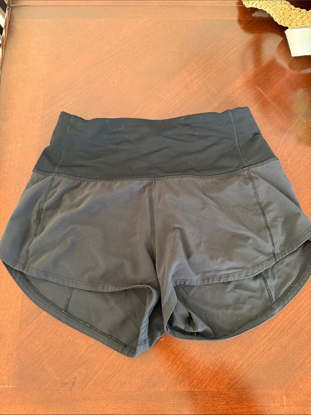 lululemon athletica Black High-Waist Athletic Shorts